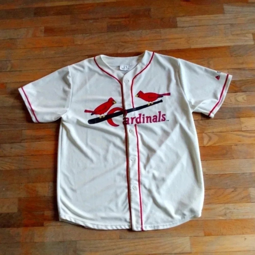 St. Louis Cardinals #2 Red Schoendienst Jersey Mens XL MLB SGA